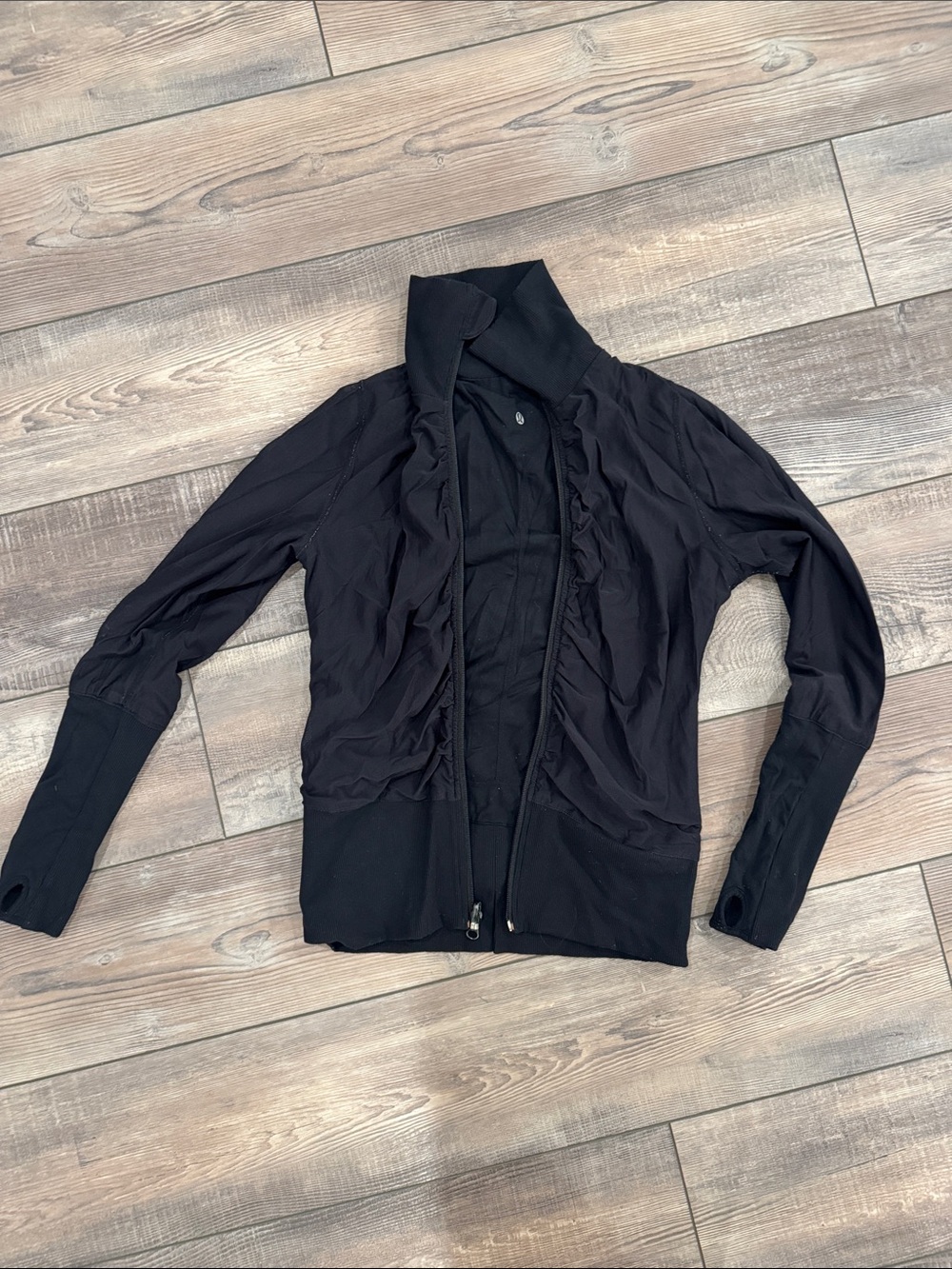 lululemon athletica Black Women's Zip-Up Bomber Jacket - Picture 6 of 7